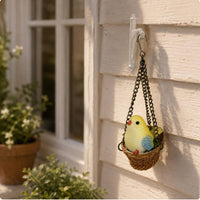 Tiny Avian Nest Detailed Design 1:12 Dollhouse Bird Nest Gift Idea for Model Room