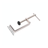 All-Metal G-Clamp Manual G-Shaped Clamp Adjustable Clamps Non-Slip for Woodworkers, Bench Work