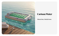 Oversized Creature Sit-on Water Toy Fun Designs Giant Inflatable Pool Inflatable Lounger Heavy Duty for Adults, Family, Beach