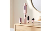 Interchangeable Multi-Styler with Detachable Heads Multifunctional Hair Dryer Brush with Detachable Heads Allall-in-One Hair Curler and Straightener Fast Heating for Travelers