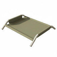 Moisture-Proof Elevated Dog Bed Breathable Elevated Pet Bed Non-Slip Feet Raised Pet Cot Long-Lasting for Dogs, Cats, Outdoor, Camping, Travel, Patio