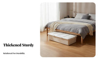 Wheeled Under-Bed Box Space-Saving Wheeled Underbed Box Stackable Design