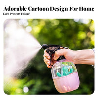 Plant Mister Sprayer Lightweight Cute Watering Sprayer Sturdy Fine Mist Spray Bottle for Home Stylists, Hairstylists, Balcony, Washroom, Hair Care