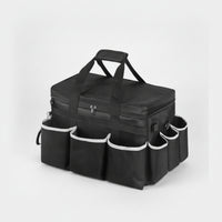 Cleaning Organizer with Dividers Compartmented Cleaning Supply Bag Car Organizer Portable Multi-Pocket for Cleaners
