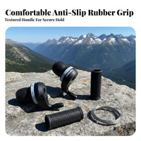 Mountain Bike Grip Gear Selector Effortless Shifting Cycle Twist Gear Selector Handlebar Gear Controls Easy to Install Wide