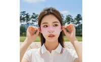 Cooling Material Butterfly Face Mask Breathable Golf Sun Mask UPF50 Protection Face Cover Lightweight for Women, Outdoor