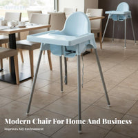Easy to Clean Stackable Restaurant High Chair Anti-Tipping Design Stackable Baby Chair Stable Structure Toddler Feeding Seat Installation-No Assembly for Babies, Toddlers, Parents, Hotel, Cafe, Mealtime, Kitchen