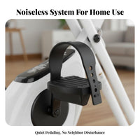 Foldable Exercise Bike Quiet Folding Exercise Bike Adjustable Resistance Indoor Pedaling Machine for Beginners, Apartment