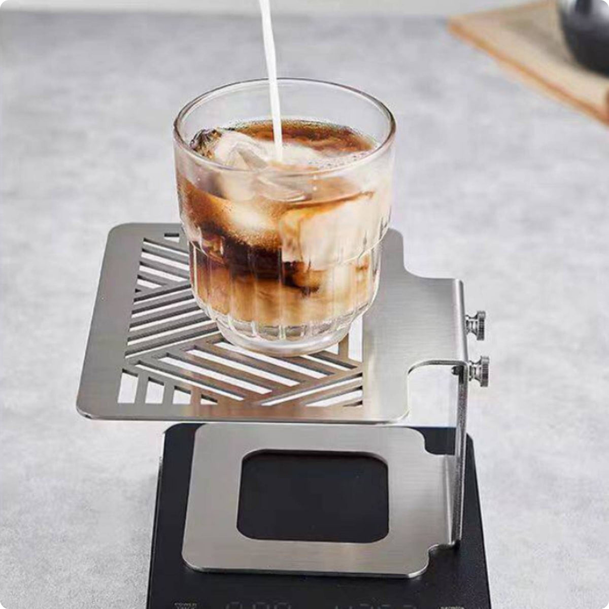 Espresso Scale Stand Metal Coffee Scale Stand Open Frame Kitchen Tool