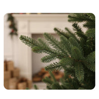 Artificial Christmas Tree Realistic Look Fake Fir Tree Easy Assembly Seasonal Decor for Store Display, Office Decoration