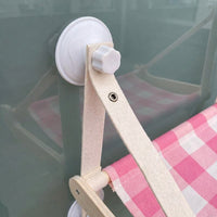 Cat Window Perch with Metal Frame, Strong Suction Cup Cat Bed and Hammock for Indoor Sunbathing, No Drill Cat Window Seat for Window Sill