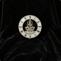 Mechanical Wall Clock Movement Visible Gears Gear Wall Clock Movement Decorative Roman Numeral Dial