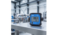 Digital Impeller Stream Meter with Digital Screen Display Threaded Liquid Stream Meter Compact for Technicians