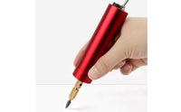Electric Engraving Pen USB Powered Electric Engraver Engraving Pen Cylindrical Mini Rotary Tool Light Craft