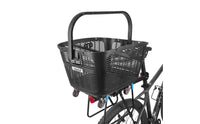 Rear Bike Basket Quick Release Rear Bike Basket Bike Crate Wheeled Plastic for Shoppers, Grocery Shopping