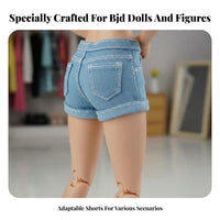 BJD Clothing Shorts butt-Hugging Design 1/6 Scale Doll Shorts Comfortable Material 1/6 Scale Figure Clothing for Hobbyists, Toy Photography,