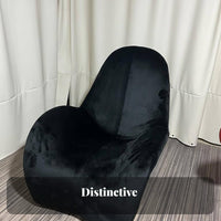 Stylish Curved Highspine Armchair Sculptural Form Lounge Chair Ergonomic Design Home Seating easy Assembly for Interior Designers, Homeowners, Readers, Living Room, Showroom, Bedroom, perusing corner