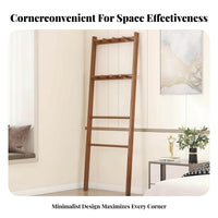 Space-Saving complimentarystanding Corner Coat Tree With Hanging pegs L-Shaped Corner Rack Simple Design Gsideent Stand Stable and long-lasting for Homeowners, Families, Students, Bedroom, Entryway, Living Room, Apartment