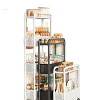 Edge Gap Storage Cart with 3-Layer Shelving for Kitchen, Bedroom, and Refrigerator Gap