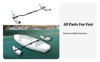 Inflatable Kayak Side Stabilizer Anti-Tip Kayak Stabilizer System Paddling Craft Side Stabilizer Kit Lightweight & Portable Boat