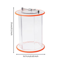Replacement Polishing Drum Wear-Resistant Polishing Drum with Lid Efficient Barrel with Sealing Cover for Jewelers