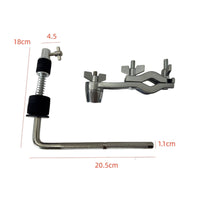 Percussion Clamp with Extension Rod Adjustable Drum Clamp with Rod Easy to Adjust Musical Instrument Accessory for Stage