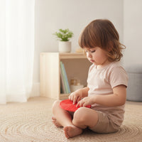 4 Pieces Textured Sensory Massage Pad Silicone Sensory Disc Stimulating Mat Soft for Toddlers