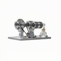 Heat-Cycle Engine Model Glass Burner Metal Heat-Cycle Engine Thermodynamics Science Toy for Physics Students