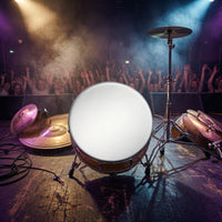 Sprayed Finish 14-Inch Drum Head Single-Layer White Frosted Drum Head 1-Ply Snare Side Drumhead 35.5 Cm