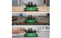 Golf Shaft Vise Clamp Adjustable Golf Club Shaft Vise Aluminum Alloy Sports Gear Stable Support Compact for Repair Bench