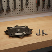 Rotating Chair Plate 360 Degree Rotation Ball Bearing Turntable Low Noise Rotating Tray Bearing for Home Improvers
