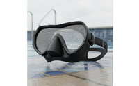 Dry Snorkel Facepiece Silicone Snorkeling Facial Covering Reinforced Glass Water Sport Equipment