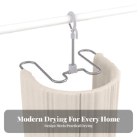 helical Bedsheet Dryer Windproof helical Sheet Hanger sturdy Duty for Small Spaces