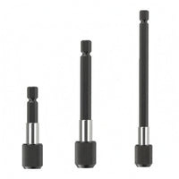 3 Pieces Straight 150 Mm Self-Locking Drill Extension Bar Metal Tool Accessory