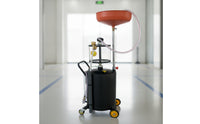 Oil Drain with Measuring Cup 80L Oil Drain Machine Vertical Pneumatic Drainer for Garages