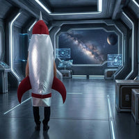 One-Piece Spacecraft Costume Polyester Dress up Clothes Unique Design for Adults