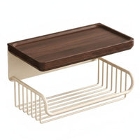surfaceMounted Tissue Box with Shelf Multi-Functional Storage for Powder Room, RV
