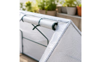Mini Greenhouse Roll-up Top Mesh Greenhouse Front Openings