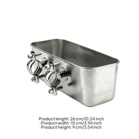 Stainless Steel Tray Compact Tray with Clamp for Yacht Rails