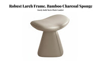 Multifunctional Saddle Seat Vanity Stool Stable Design Saddle-Shaped Stool Easy to Clean Household Furniture Non-Slip Feet for Makeup Users, Homeowners, Pet Owners, Living Room, Bedroom, Entryway