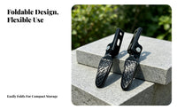 2 Pieces Electric Cycle Rear Pedals Easy Installation Electric Scooter Footrests Passenger Foot Pedals Rust Resistant