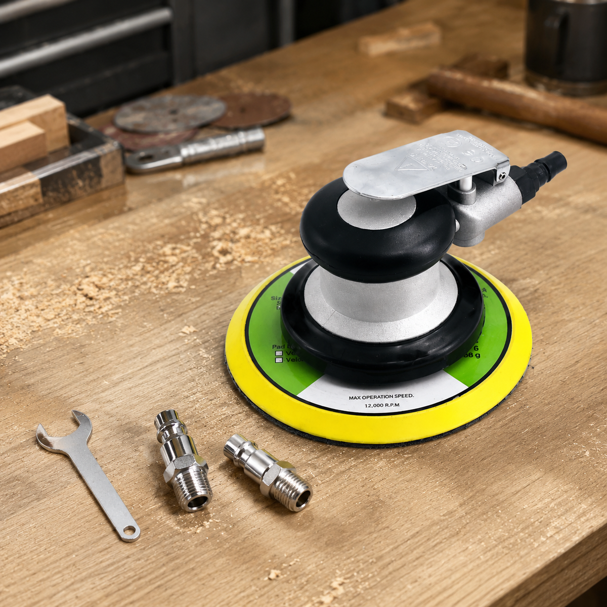 pneumatic orbital sander