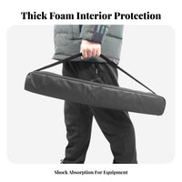 Tripod Carrying Bag Sturdy Tripod Carrying Case Double Carry Options Padded Monopod Bag for Content Photographer S, Photo Studio, On-Location S