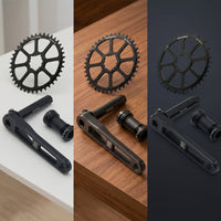 40T Crankset CNC-Machined Crankset with Chainring Lightweight for Cyclists, Asphalt Riders, Gravel Bikes
