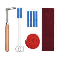 9 Pieces Accurate Piano Tuning Kit Professional Piano Tuning Kit with Storage Bag Long-Lasting Tool Convenient for Pianists