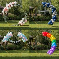 Round Metal Arch for Wedding & Party Decorations