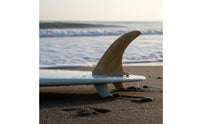 8 Inch Central Fin Fiberglass Construction Single Surfboard Fin for Surfers, Paddleboarders