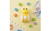 Crawling Encouragement Toy Early Educational Musical Tumbler Impact Resistant Animal Wobbly Toy for Young Children, Kindergarten