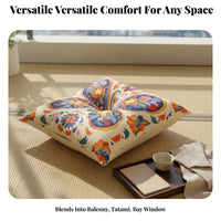 Extra Thick Thickened Floor Cushion Multipurpose Japanese Type Tatami Mat Soft and Comfortable for Meditators, Bay Window, Balcony, Bedroom