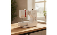 Sewing Machine with Extension Table Beginner-Friendly Electric Sewing Machine Compact Appliance for Beginners, Hobbyists, Craft Rooms, Apartments